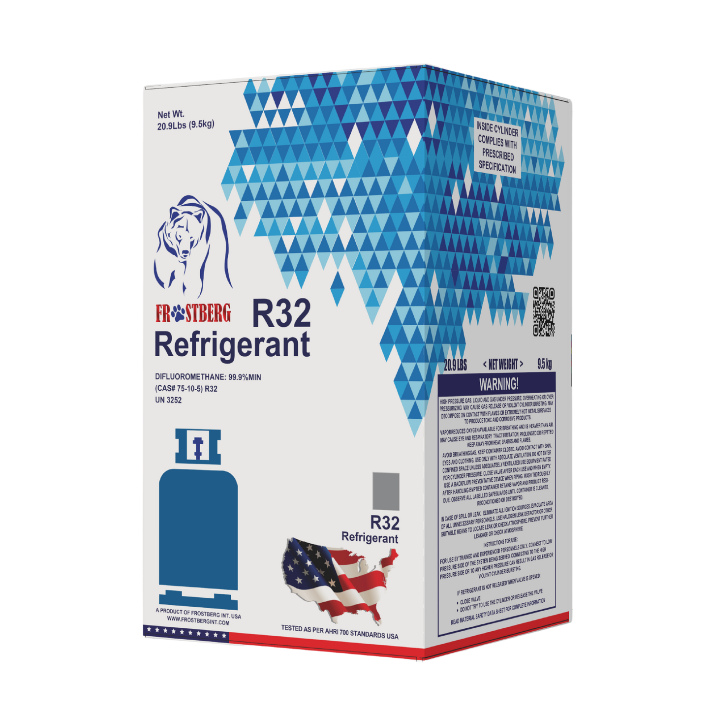 FROSTBERG R-32 REFRIGERANT GAS